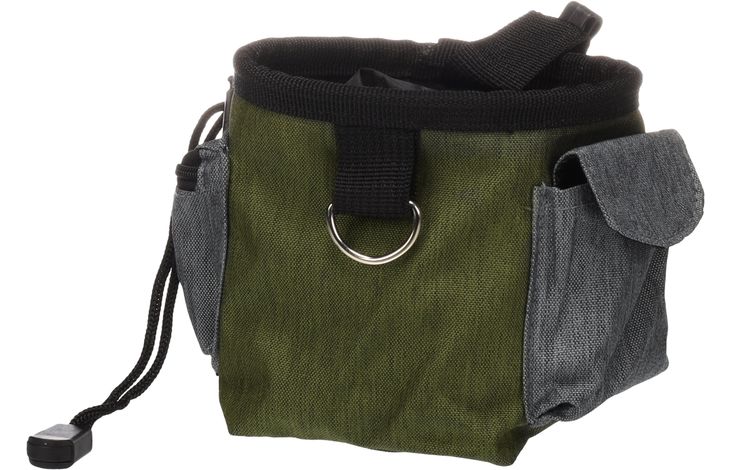 FLAMINGO SNACK DISPENSER WITH POOP BAG DISPENSER VASCO GREEN 16X11X13CM