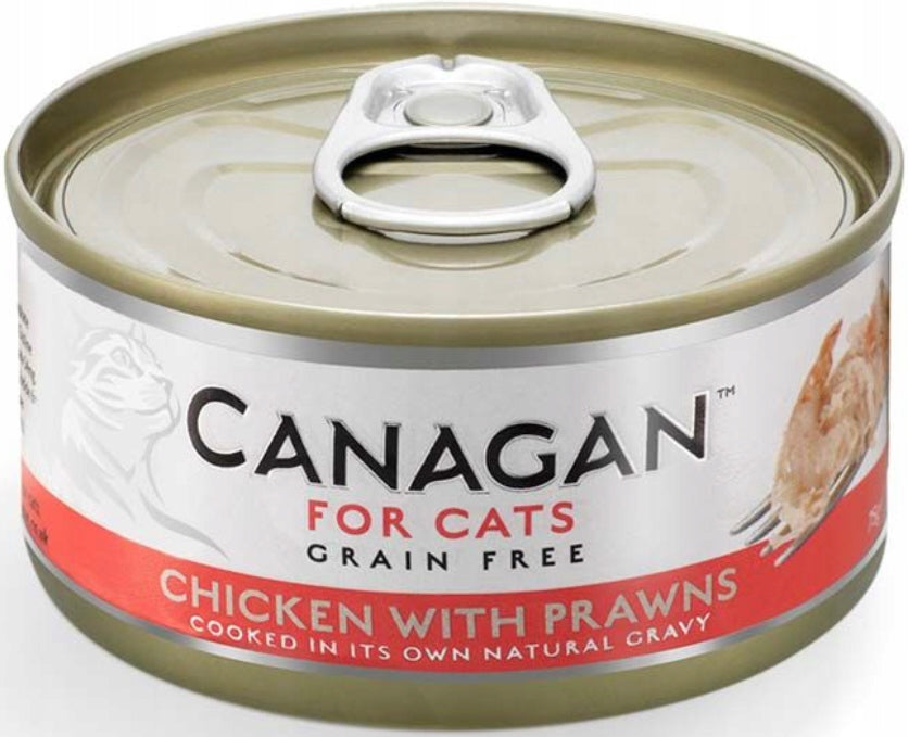 CANAGAN CAT CAN MOKRA KARMA KOT CHICKEN WITH PRAWNS 75G
