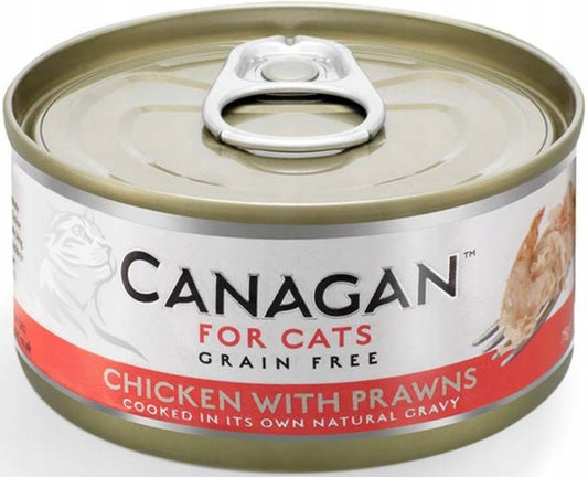 CANAGAN CAT CAN MOKRA KARMA KOT CHICKEN WITH PRAWNS 75G