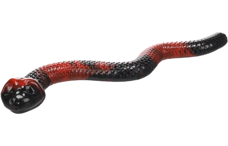 FLAMINGO TOY SNEAKY SNAKE RED/BLACK 42X13X5,5CM