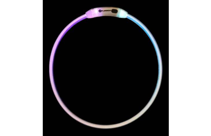 FLAMINGO DOG COLLAR RAINA VISIO MIX 20-63CM 8MM