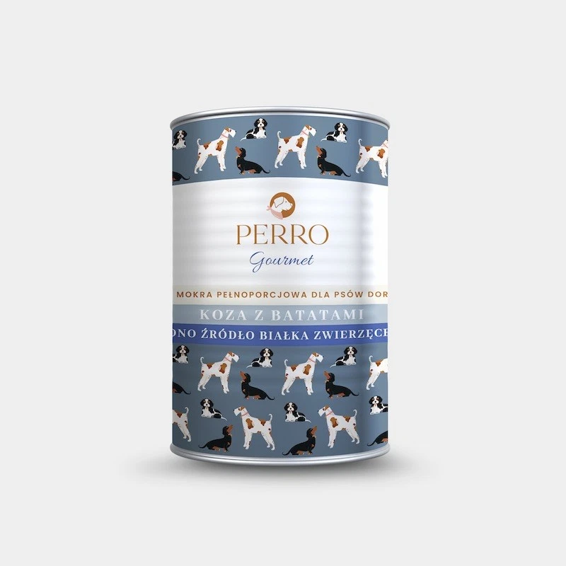 PERRO GOURMET MOKRA KARMA DLA PSA KOZA Z BATATAMI 400G