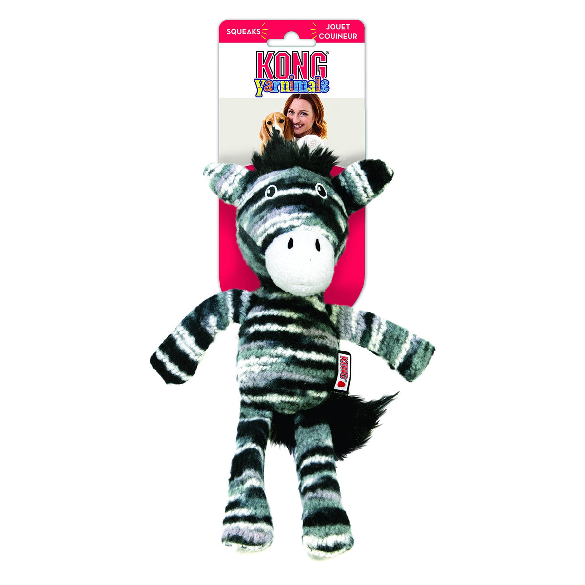 KONG YARNIMALS ZEBRA S/M
