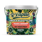 ŁAPSIE KOSTKI OWOCE EGZOTYCZNE BAŻANT Z BANANEM 160G