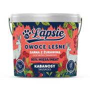 ŁAPSIE OWOCE LASU KABANOSY SARNA Z ŻURAWINĄ 160G