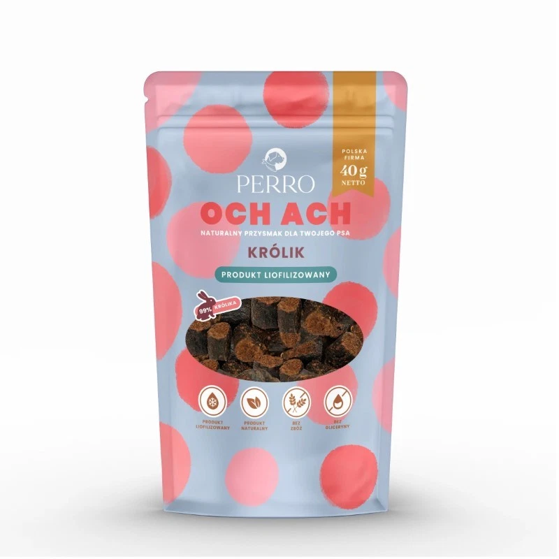 PERRO OCH ACH PRZYSMAKI DLA PSA LIO KRÓLIK 40G