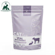 POKUSA CAT LINE SUCHA KARMA KOT CIELĘCINA Z KRÓLIKIEM 1KG
