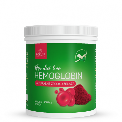 POKUSA RAW DIET LINE HEMOGLOBIN 200G - WSPARCIE KRWIOTWORZENIA, ODPORNOŚCI PSÓW I KOTÓW