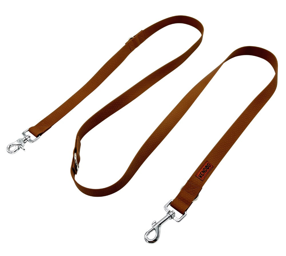 KENDOG SMYCZ TRENINGOWA PVC/TPU BROWN 16MM 10M