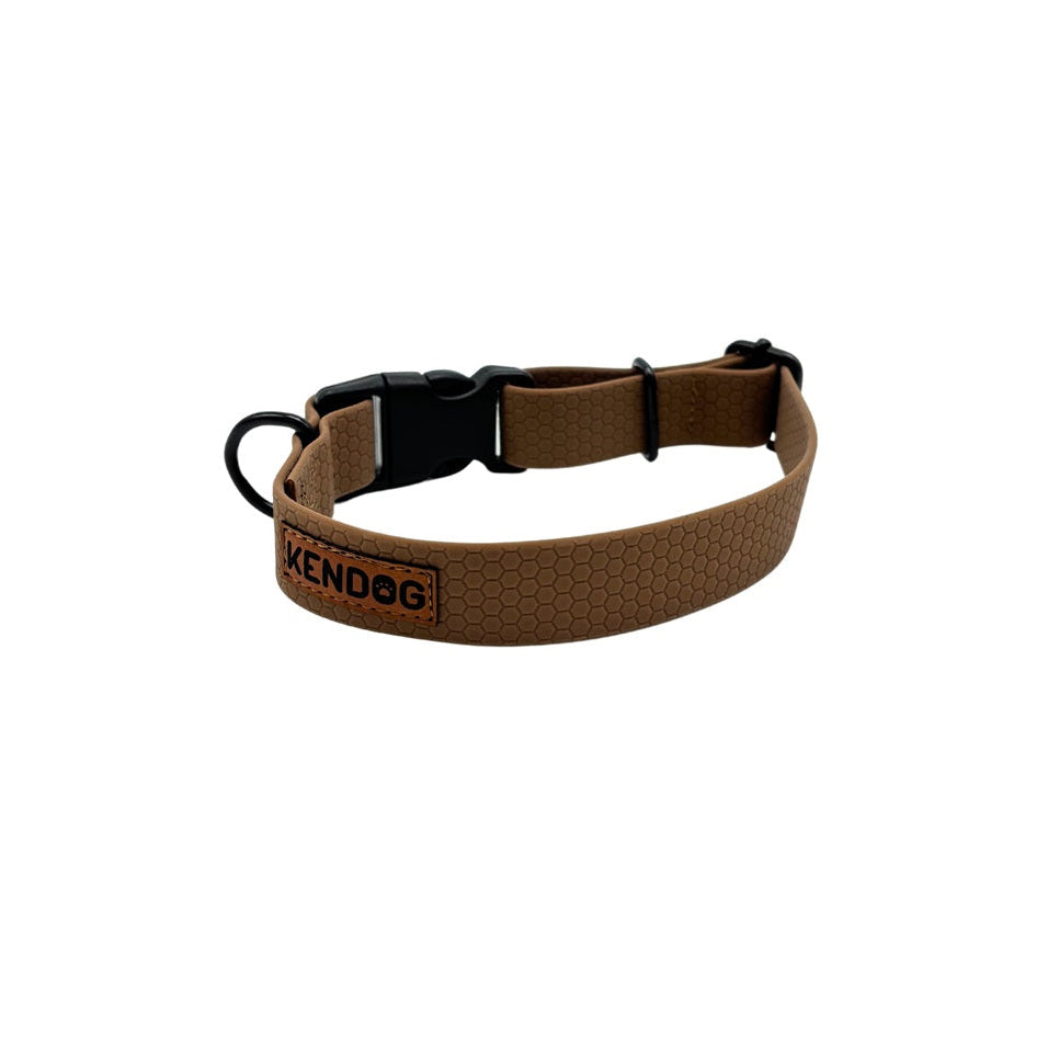 KENDOG OBROŻA DLA PSA PVC/TPU BROWN S