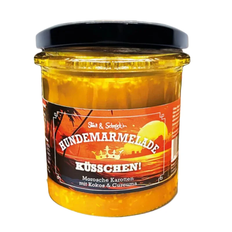 STEVI & SCHNÜCK‘S HUNDEMARMELADE KÜSSCHEN! DŻEM DOBRY POCAŁUNEK 275G