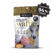 DR MALOU WAFFLE LIOFILIZOWANE DLA PSA Z MIĘSA KURCZAKA MIX SMAKÓW 120G