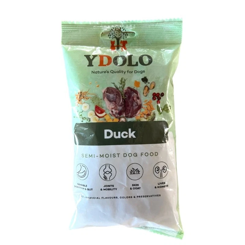 YDOLO DUCK - KACZKA - KARMA PÓŁWILGOTNA DLA PSA (100G)