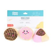ZIPPY PAWS MINIZ 3PACK PAN DULCE