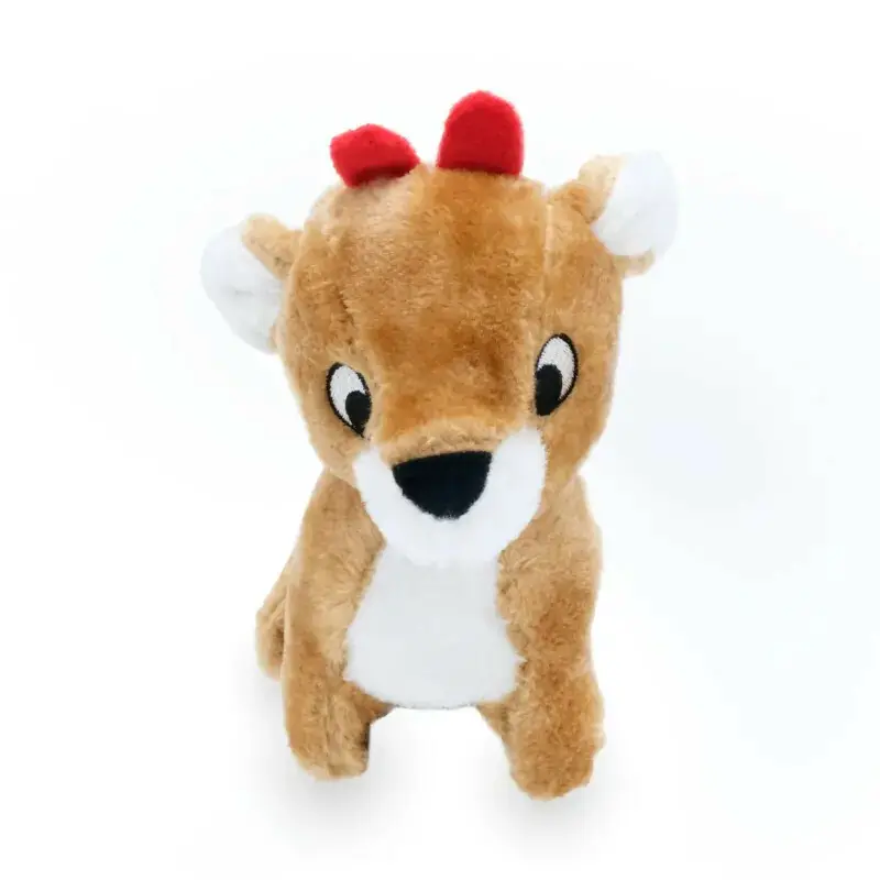 ZIPPYPAWS PLUSZOWY RENIFER DELUXE – ŚWIĄTECZNA, PISZCZĄCA ZABAWKA DLA PSA