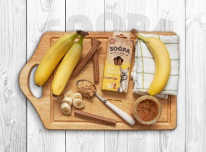 SOOPA Dental Stick- Banan i Masło Orzechowe (100g) SOOPA Dental Stick- Banan i Masło Orzechowe (100g)