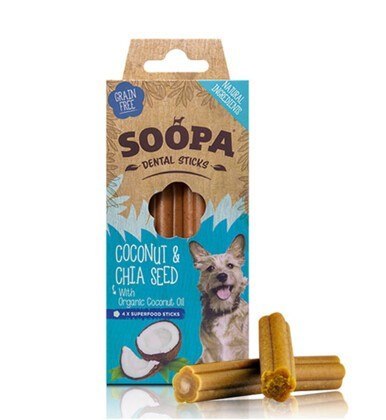 SOOPA Dental Stick- Kokos i Nasiona Chia (100g) SOOPA Dental Stick- Kokos i Nasiona Chia (100g)