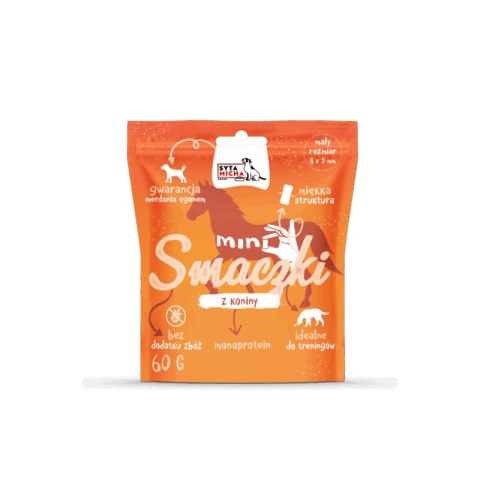 SYTA MICHA Mini smaczki dla psa z koniny 60g SYTA MICHA Mini smaczki dla psa z koniny 60g