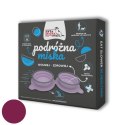 SYTA MICHA Miska składana podróżna dla psa 500ml - bordowa SYTA MICHA Miska składana podróżna dla psa 500ml - bordowa