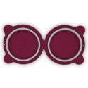 SYTA MICHA Miska składana podróżna dla psa 500ml - bordowa SYTA MICHA Miska składana podróżna dla psa 500ml - bordowa