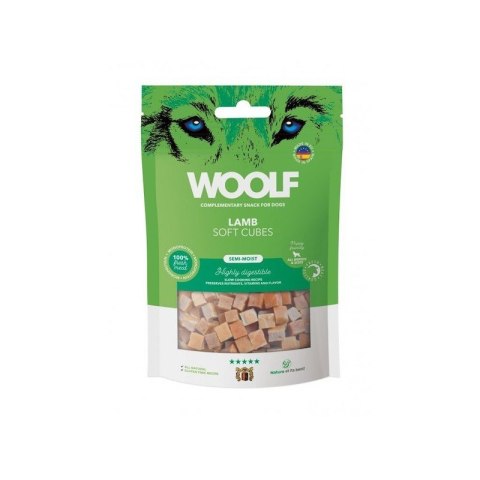 WOOLF Soft Cubes 100g - Lamb Monoprotein - Delikatne kosteczki z jagnięciny dla psa WOOLF Soft Cubes 100g - Lamb Monoprotein - Delikatne kosteczki z jagnięciny dla psa