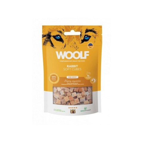 WOOLF Soft Cubes 100g - Rabbit Monoprotein - Delikatne kosteczki z królika dla psa WOOLF Soft Cubes 100g - Rabbit Monoprotein - Delikatne kosteczki z królika dla psa