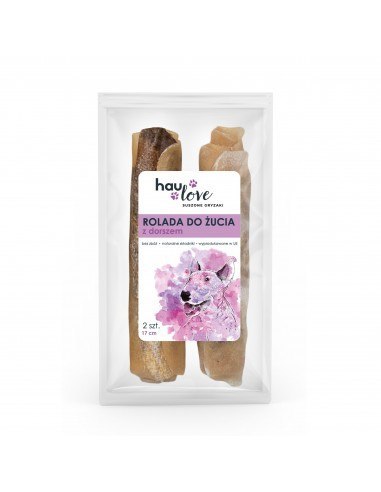 HAULOVE Rolada do żucia z dorszem 17cm 2szt. HAULOVE Rolada do żucia z dorszem 17cm 2szt.