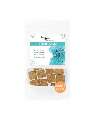 HAULOVE Rybne Kąski - Mielone kostki z karmazyna 70g HAULOVE Rybne Kąski - Mielone kostki z karmazyna 70g