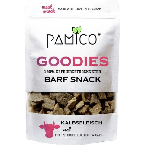 PAMICO- GOODIES MIĘSO CIELĘCE FREEZE-DRIED 50G PAMICO- GOODIES MIĘSO CIELĘCE FREEZE-DRIED 50G