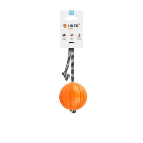 LIKER CORD piłka na sznurku dla psów ras małych 7cm LIKER CORD piłka na sznurku dla psów ras małych 7cm