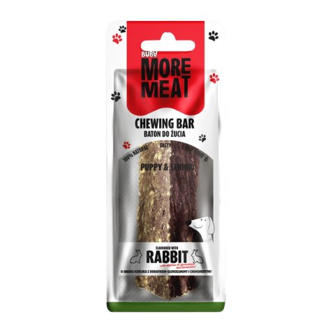 BUBA- MORE MEAT Baton z dodatkiem królika, glukozaminy i chondroityny Wsparcie Stawów 12cm BUBA- MORE MEAT Baton z dodatkiem królika, glukozaminy i chondroityny Wsparcie Stawów 12cm