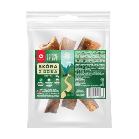 MACED Skóra dzika gryzak dla psa 50g MACED Skóra dzika gryzak dla psa 50g
