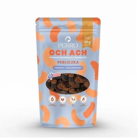 PERRO OCH ACH Perliczka- Przysmaki liofilizowane dla psa 40g PERRO OCH ACH Perliczka- Przysmaki liofilizowane dla psa 40g
