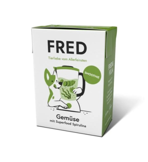 FRED Smoothie warzywne ze spiruliną dla psa 200g FRED Smoothie warzywne ze spiruliną dla psa 200g