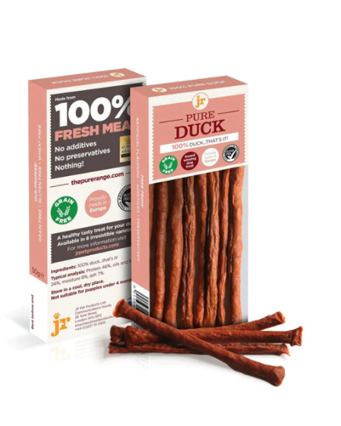 JR Pets Paluszki dla psa 100% mięsa z kaczki 50g JR Pets Paluszki dla psa 100% mięsa z kaczki 50g
